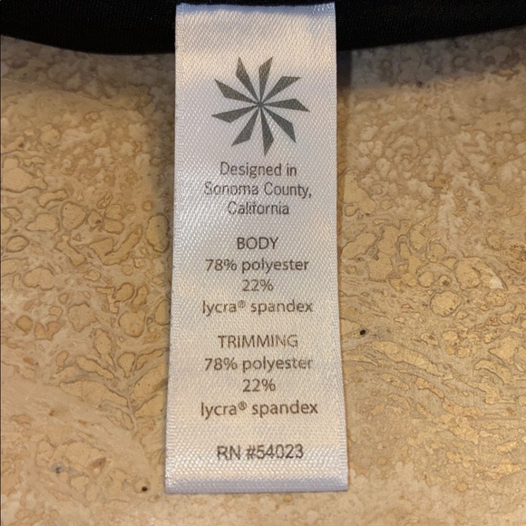 ATHLETA Black Leggings with Colorful Front Section. S - Picture 10 of 16